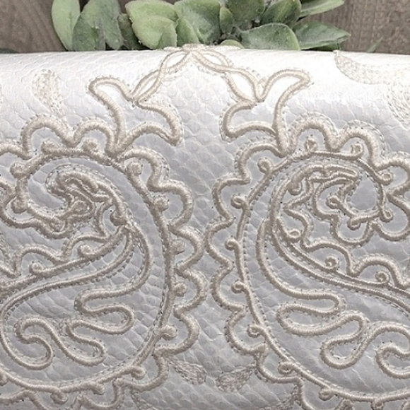 Vintage Judith Leiber Embroidered Tassel Crossbody Clutch Bag - Picture 2 of 16